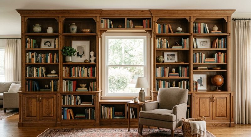 Bookcase Construction in Winston Salem, NC