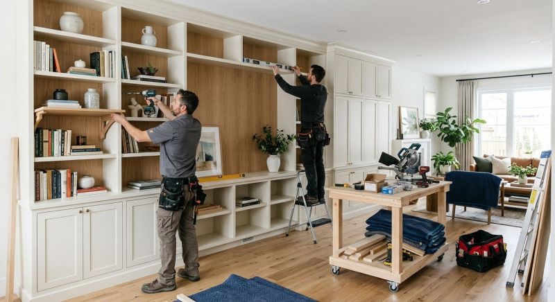 Built In Storage Installation in Annapolis, MD